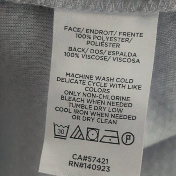 Loft Faux Sherpa Fleece Sweatshirt in Icy Gray Size Small - Picture 5 of 8